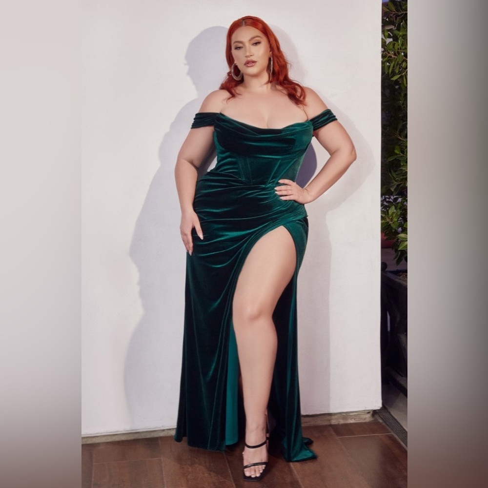 NWT VELVET Corset gown